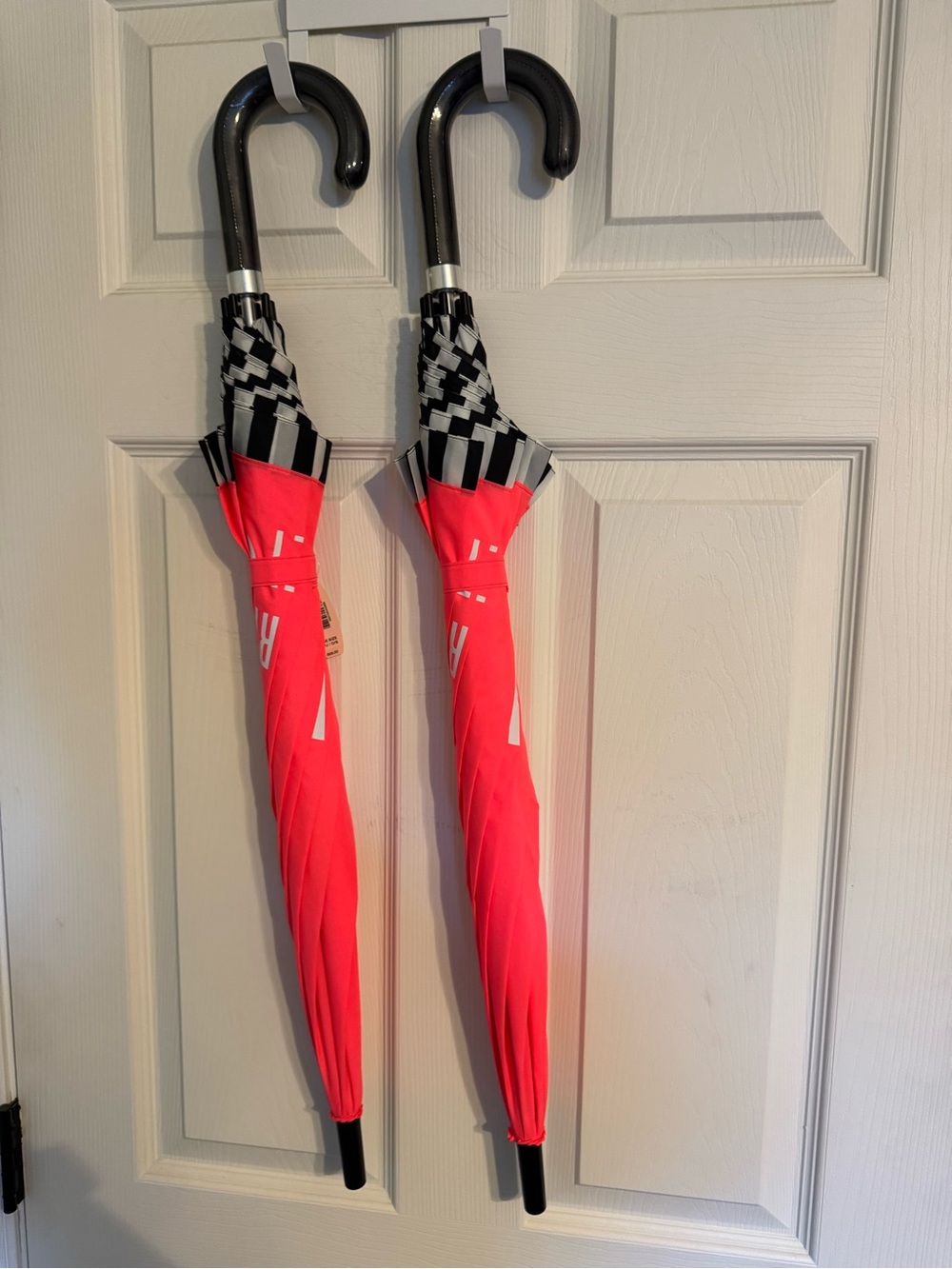 Bright Pink Patterned Handle Umbrella - Victoria Secret